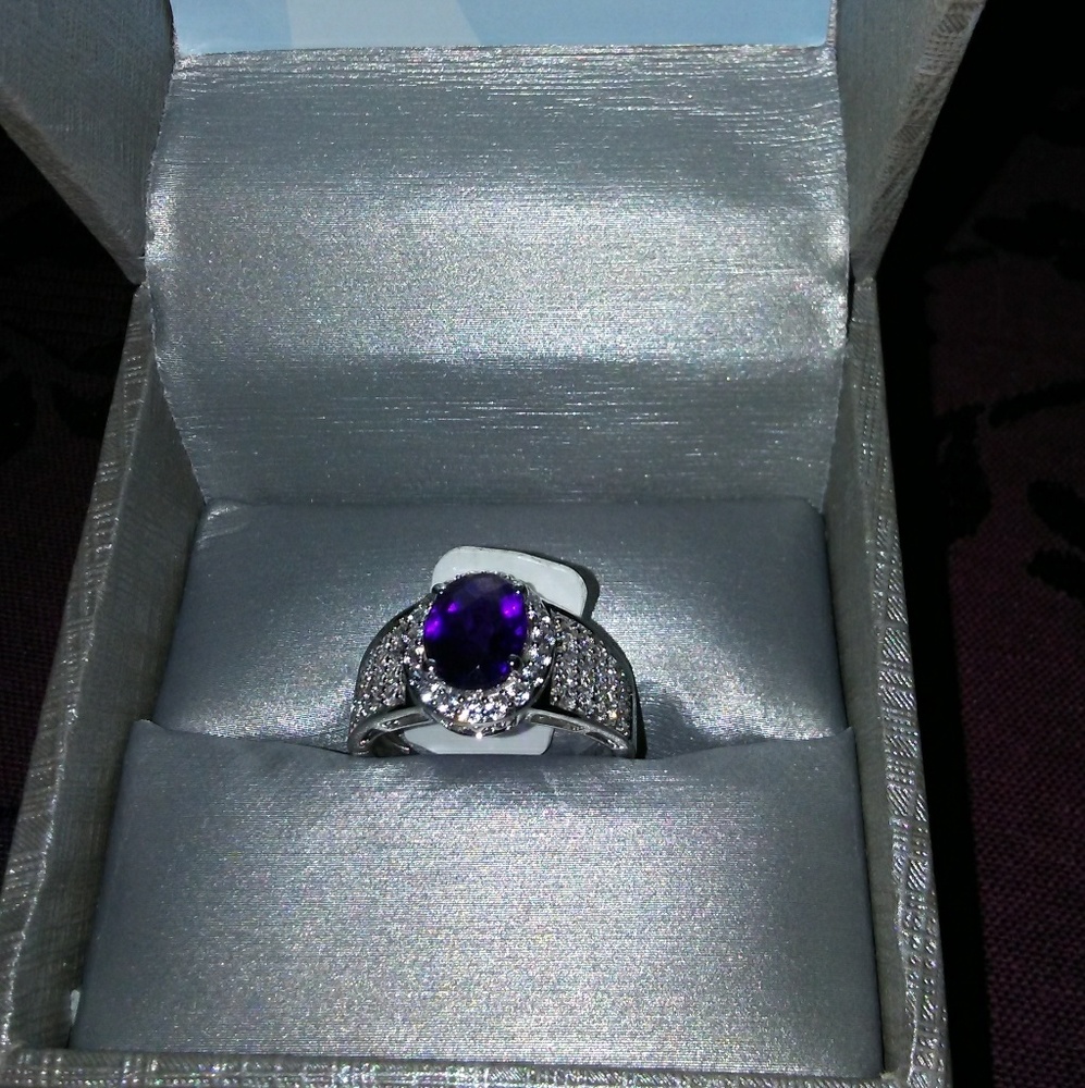 NEW! ZALES NATURAL AMETHYST & SAPPHIRE BUNDLE